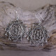 Boucles d'oreilles en argent - fleur de vie