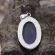 Pendentif en argent et lapis lazuli