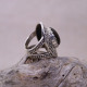 Bague en argent et labradorite