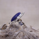 Bague en argent et pierre lapis lazuli