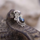 Pendentif en argent et labradorite