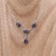 Collier en argent et labradorite