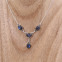 Collier en argent et labradorite