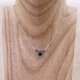 Collier en argent et grenat