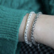 Bracelet en argent Snake Le Grain de riz