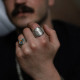 Bague en argent "aigle"