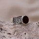 Bague en argent et cornaline