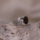 Bague en argent et oeil de tigre