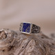 Bague en argent et lapis lazuli