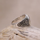 Bague en argent et cornaline