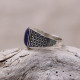 Bague en argent et lapis lazuli