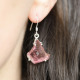 Boucles d'oreilles en argent et tourmaline