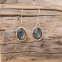 Boucles d'oreilles en argent et labradorite