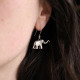 Boucles d'oreilles en argent "éléphant"