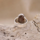 Bague en argent et super seven