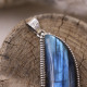 Pendentif en argent et labradorite