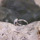 Bague en argent et pierre de lune