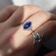 Bague en argent et lapis lazuli