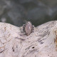 Bague en argent et quartz rose