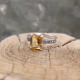 Bague d'exception en argent avec citrine et marcassites