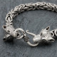 Bracelet en argent snake Petit Loup