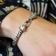 Bracelet en argent snake Petit Loup