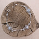 Bracelet d'exception en argent avec topaze bleue et marcassites