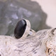 Bague en argent et black star