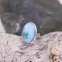 Bague en argent et larimar