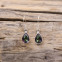 Boucles d'oreilles en argent et topaze mystique