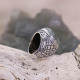 Bague en argent et préhnite