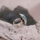 Bague en argent et amazonite