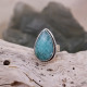 Bague en argent et amazonite