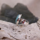 Bague en argent et amazonite