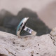 Bague en argent et amazonite