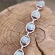 Bracelet en argent et amazonite