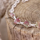 Bracelet en argent et tourmaline