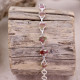 Bracelet en argent et tourmaline