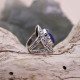 Bague en argent et lapis lazuli