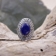 Bague en argent et lapis lazuli