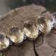 Bracelet en argent et citrine