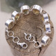 Bracelet en argent et citrine