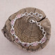 Bracelet en argent et morganite