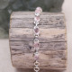 Bracelet en argent et morganite