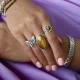 Bague en argent papillon