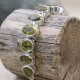 Bracelet en argent et quartz lemon