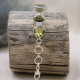 Bracelet en argent et quartz lemon