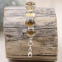 Bracelet en argent et citrine