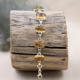 Bracelet en argent et citrine