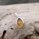 Pendentif en argent et citrine